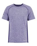 Holloway 222671 Youth Electrify CoolCore® T-Shirt in Purple heather