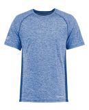 Holloway 222671 Youth Electrify CoolCore® T-Shirt in Royal heather