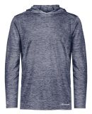 Holloway 222689 Youth Electrify CoolCore® Hooded  in Navy heather