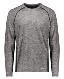 Holloway 222670 Youth Electrify CoolCore® Long Sl in Black heather