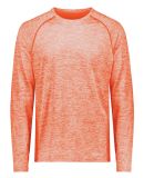 Holloway 222670 Youth Electrify CoolCore® Long Sl in Orange heather