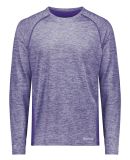 Holloway 222670 Youth Electrify CoolCore® Long Sl in Purple heather