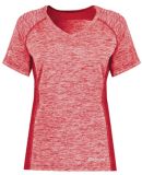 Holloway 222771 Women's Electrify CoolCore® V-Nec in Scarlet heather