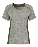 Holloway 222771 Women's Electrify CoolCore® V-Nec in Olive heather