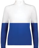 Holloway 223700 Women's Momentum Team Quarter-Zip  in Royal/ white