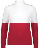 Holloway 223700 Women's Momentum Team Quarter-Zip  in Scarlet/ white