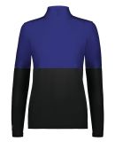 Holloway 223700 Women's Momentum Team Quarter-Zip  in Black/ purple
