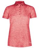 Holloway 222772 Women's Electrify CoolCore® Polo in Scarlet heather