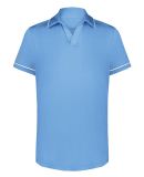 Holloway 222701 Women's CoolCore® Polo in Columbia blue/ white