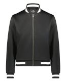 Holloway 223747 Women's V-Street Full-Zip Jacket in Black/ white