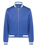Holloway 223747 Women's V-Street Full-Zip Jacket in Royal/ white