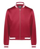 Holloway 223747 Women's V-Street Full-Zip Jacket in Scarlet/ white