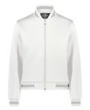 Holloway Sports Apparel​ Holloway 223747 Women's V-Street Full-Zip Jacket in White/ athletic heather