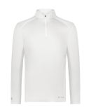 Holloway 222140 CoolCore® Quarter-Zip Pullover in White