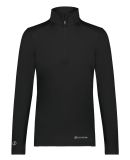 Holloway 222340 Women's CoolCore® Quarter-Zip Pul in Black