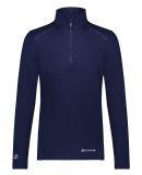 Holloway 222340 Women's CoolCore® Quarter-Zip Pul in Navy