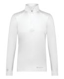 Holloway 222340 Women's CoolCore® Quarter-Zip Pul in White