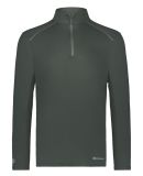 Holloway 222240 Youth CoolCore® Quarter-Zip Pullo in Iron