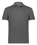 Holloway 223554 Eco Revive™ Ventura Soft Knit Po in Carbon heather