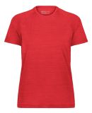 Holloway 222754 Eco Revive™ Women's All-Pro T-Sh in Scarlet heather
