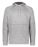 Holloway 223580 All-Pro Performance Fleece Hooded  in Athletic grey heather/ iron