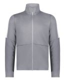 Holloway 223530 Crosstown Full-Zip Jacket in Graphite/ white