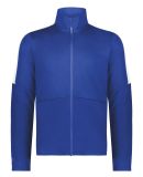 Holloway 223630 Youth Crosstown Full-Zip Jacket in Royal/ white