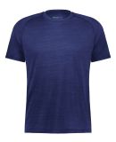 Holloway 222654 Eco Revive™ Youth All-Pro T-Shir in Navy heather