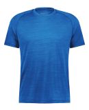 Holloway 222654 Eco Revive™ Youth All-Pro T-Shir in Royal heather