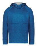 Holloway 223680 Youth All-Pro Performance Fleece H in Royal heather/ silver
