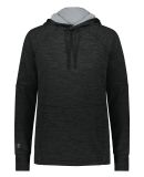 Holloway 223780 Women's All-Pro Performance Fleece in Black heather/ silver
