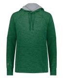 Holloway 223780 Women's All-Pro Performance Fleece in Dark green heather/ silver