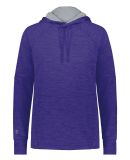 Holloway 223780 Women's All-Pro Performance Fleece in Purple heather/ silver