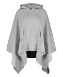 MV Sport W17125 Women's Amanda Poncho in Grey heather