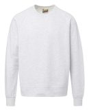 MV Sport 17116 Vintage Fleece Raglan Crewneck Swea in Ash grey