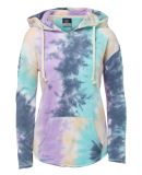MV Sport W17122 Women's Angel Terry Nora Pullover in Pastel tie dye