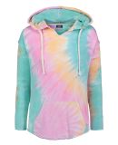 MV Sport W17122 Women's Angel Terry Nora Pullover in Rainbow sorbet