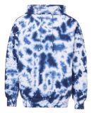 MV Sport 1290 Classic Fleece Tie-Dye Hooded Sweats in Navy tie dye