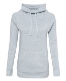 MV Sport W20155 Women’s Space-Dyed Cowl Neck Swe in Light blue