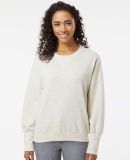 MV Sport W22712 Women's Sueded Fleece Crewneck Swe in Oatmeal