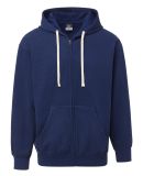 MV Sport 22132 Vintage Fleece Full-Zip Hooded Swea in Vintage blue