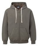 MV Sport 22132 Vintage Fleece Full-Zip Hooded Swea in Vintage granite