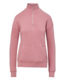 MV Sport W20189 Women's Cloud Fleece Quarter-Zip S in Orchid ice