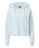 MV Sport W23101 Women's Angel Fleece Crop Hooded S in Arctic blue