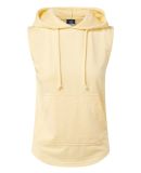 MV Sport W24131 Women's Kinsley Sleeveless Hooded  in Sun ray
