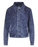 MV Sport W23119 Women's Mila Acid Wash Denim Terry in Denim