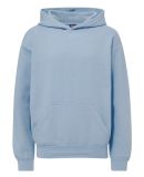 MV Sport 23153Y Youth Buddy Hooded Sweatshirt in Light denim heather