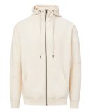MV Sport 23110 Ezra French Terry Full-Zip Funnel H in Ecru