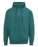 MV Sport 23110 Ezra French Terry Full-Zip Funnel H in Mallard green