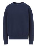 MV Sport 23154Y Youth Buddy Crewneck Sweatshirt in Navy